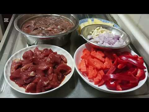 My favourite yummylicious higado Filipino food