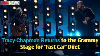 GRAMMYs: Tracy Chapman Makes RARE Appearance to Sing Fast Car With Luke Combs@SohailAhmed-dg5vc