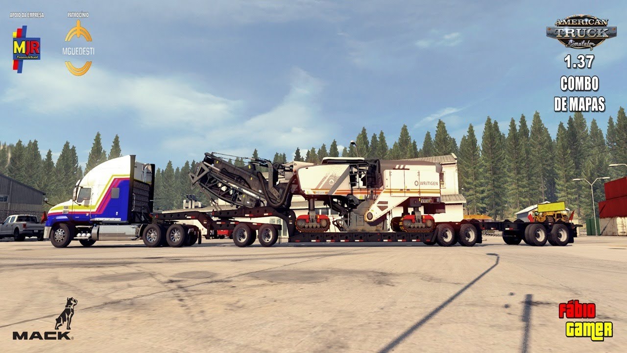 ATS - RODANDO NO COMBO DE MAPAS E FAZENDO KMS PARA A EMPRESA (DIA: 06 ...