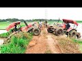 Arjun 555 pulling the arjun novo 605 di-i | Tractor pulling 2023 #tractorvideo