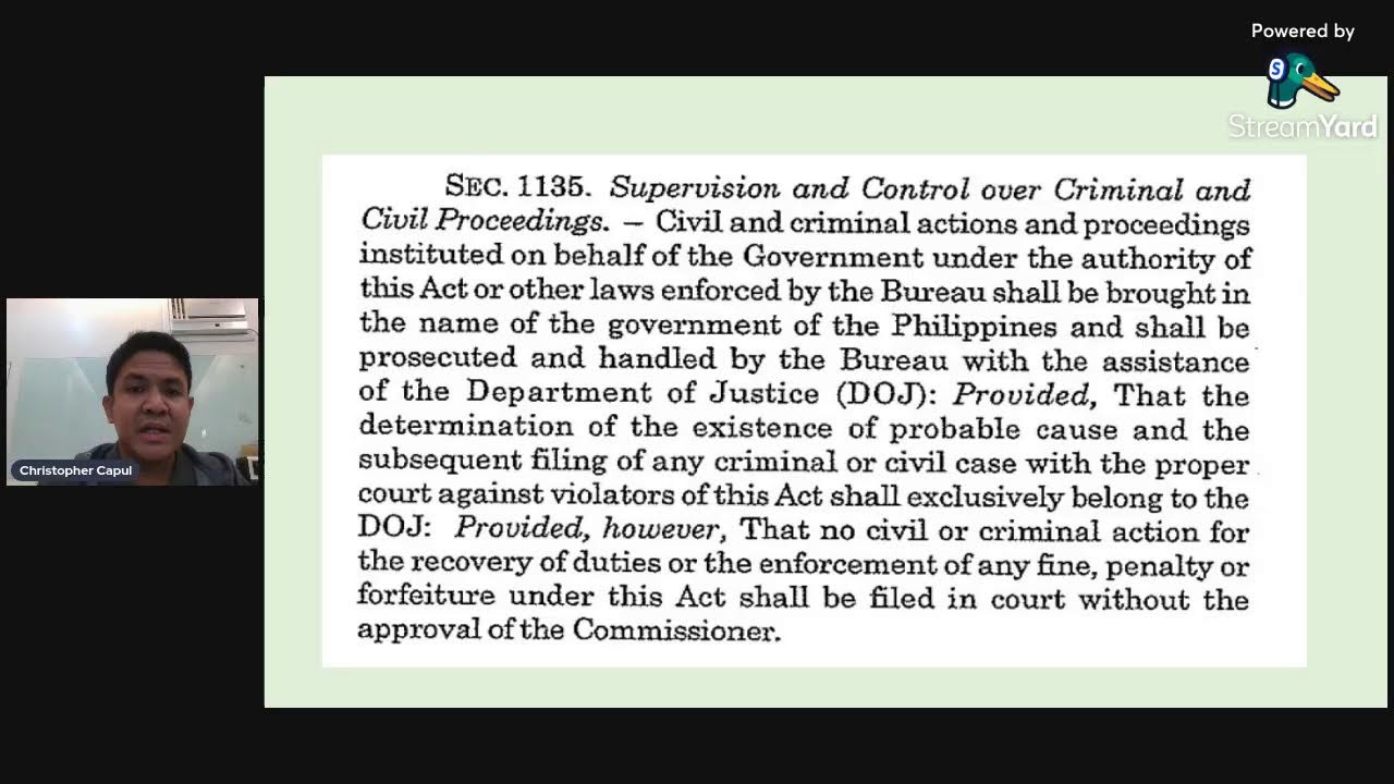 2023.6.13 Civil Remedies for the Collection of Duties and Taxes