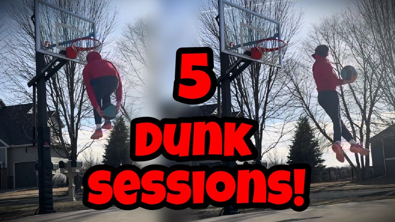 5’10” Kid doing INSANE Dunks!! 5 FULL DUNK SESSIONS!