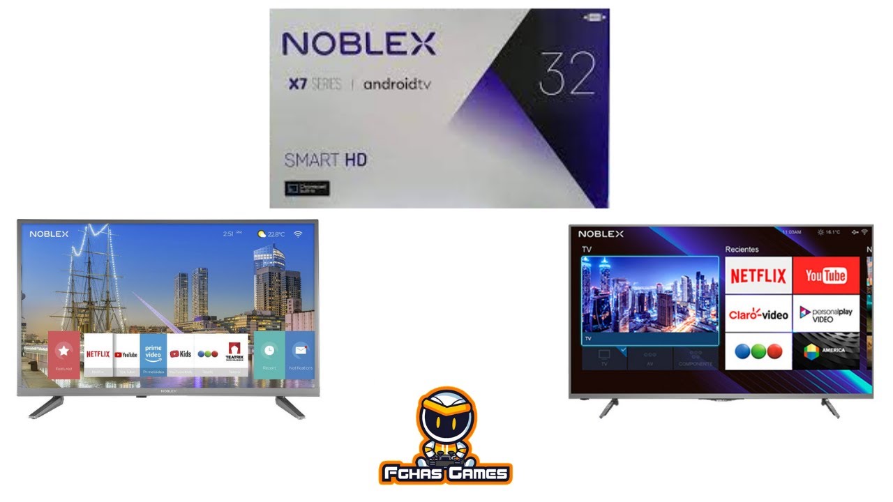 Smart 32 pulgadas NOBLEX Android Tv Muestra YouTube