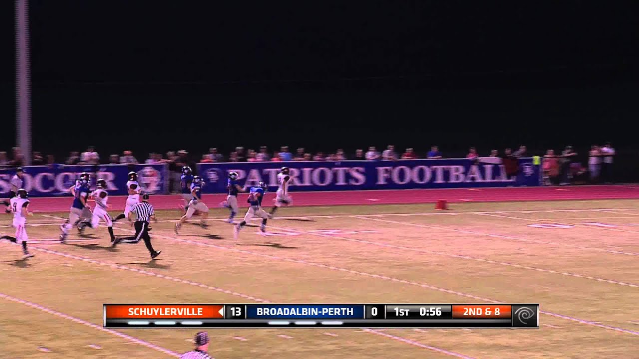 Schuylerville QB Will Griffen 68 yd TD run_TWCSCHNY