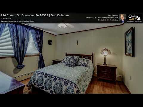 214 Church St, Dunmore, PA home video tour