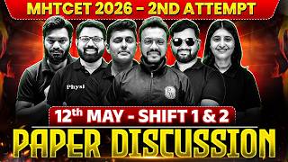 🔥 MHTCET 2026 2nd Attempt Paper Discussion | Complete Analysis