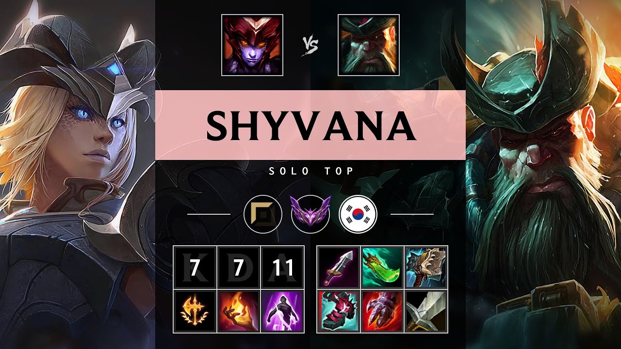 Shyvana Top vs Gangplank - KR Master Patch 25.20