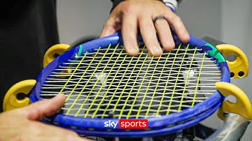 Behind-the-scenes with the US Open racket stringing team