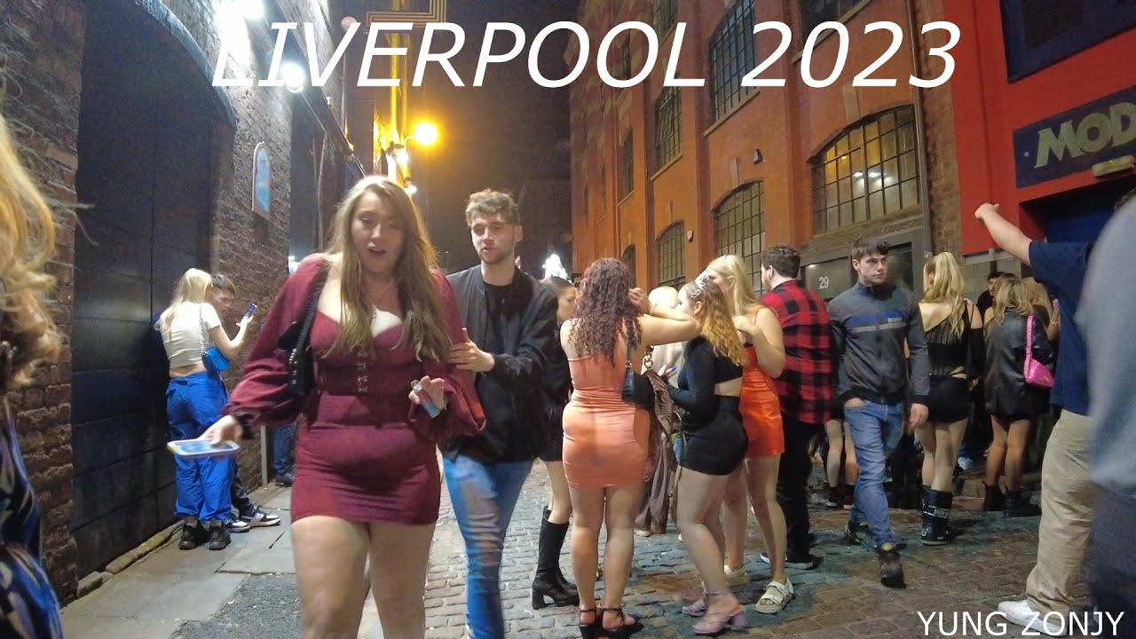 Friday Night Liverpool City England Merseyside Nightlife 2023 YouTube