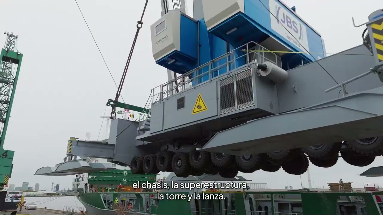 La vida de una grúa | Episodio 2: Transporte y montaje