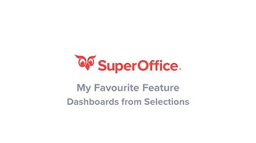 My Favourite Feature - Dashboards from Selections