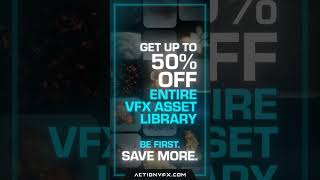 50% OFF IS LIVE + NEW 3D LIBRARY! Shop now at ActionVFX.com 🔥