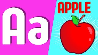 a for apple phonics song for kids nursery rhymes