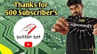 buttonset wins 500 hearts || Thanks for 500 Subscribers