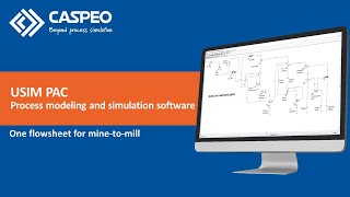 USIM PAC process simulation software for mining industry: one flowsheet for mine-to-mill screenshot 5