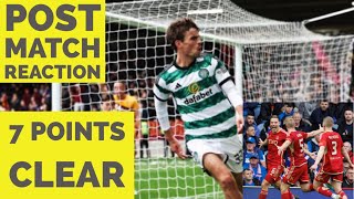 Motherwell 1-2 Celtic. Post match podcast. Dons thrash the Rangers