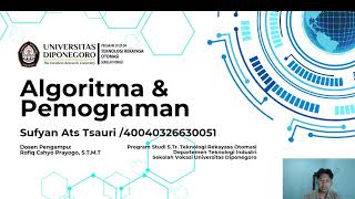 Apa Itu Variabel, Tipe Data, dan Operator | Praktikum Algoritma dan Pemrograman