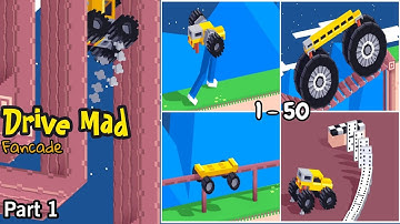 [Drive Mad] Drive Mad gameplay Part 1 [1-50 Levels Completed]