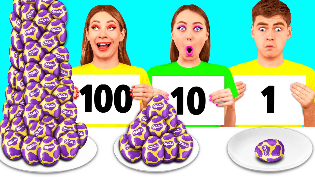 Challenge Video 100 Layers of Food Challenge | Cool Food Tricks by MeMeMe Challenge ...