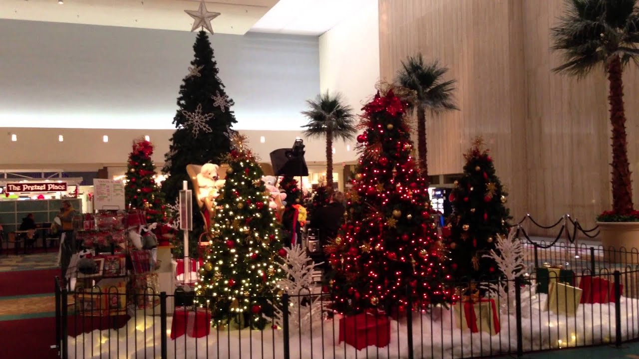 Westland Shopping Center Christmas Tree Light Show 2013 YouTube