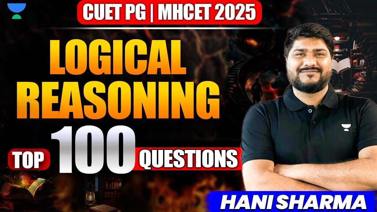 Logical Reasoning Practice Session Top 100 Questions (Part 2) | MCHET ...
