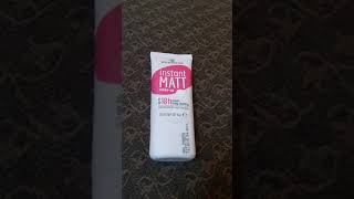 Foundation cream .. instant MATT .. كريم أساس خفيف و متألق و مناسب في السعر
