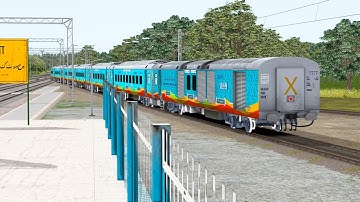 HUMSAFAR COACH SHUNT BY WDM3D TO TRAIN HALT | BeamNG.Drive