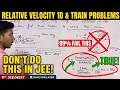 99% FAIL This Train Problem! ❌ Relative Velocity 1D | JEE & NEET