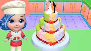 Fun Cake Maker 3d Sweet Bakery Shop the wedding cake   Dress up Game for girls screenshot 3