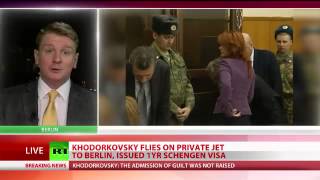 Khodorkovsky flies to Germany after release from prison