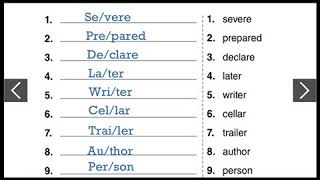 English Spelling Pages 169+172 Part 2