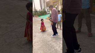 Angry bird🐧 uncle tho లొల్లి🙄#anvi #fighting #cute #girl #comdey #manowarriors