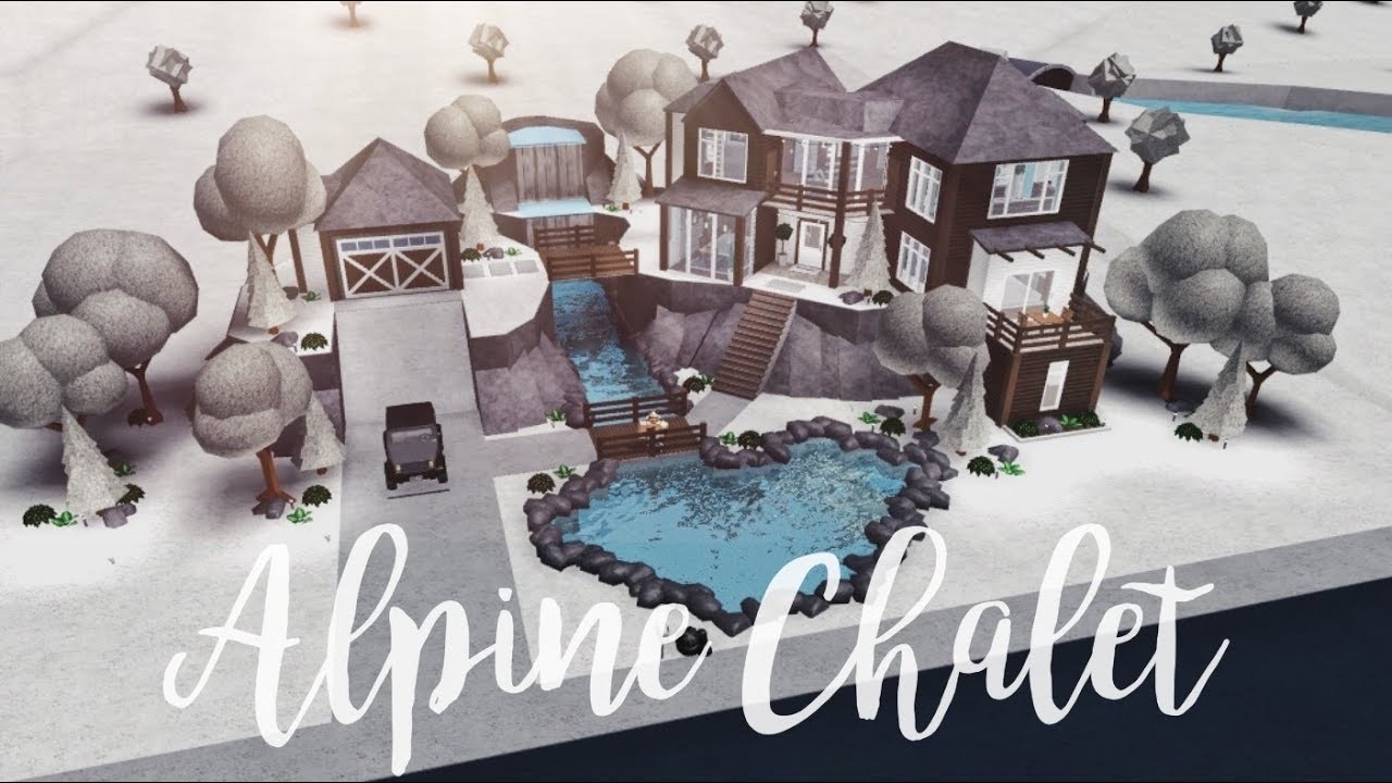 Bloxburg Alpine Chalet 242k Youtube - roblox bloxburg houses cylito