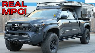 Tacoma Fuel Economy With a Four Wheel Camper | Real-World Test