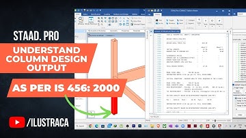 Understanding Column Design as per IS 456: 2000 | STAAD. Pro | ilustraca | Sandip Deb