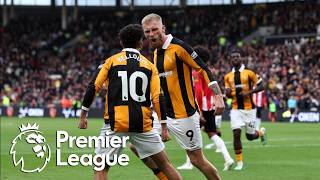 Oli McBurnie's penalty gives Hull City shock lead over Brentford | Premier League