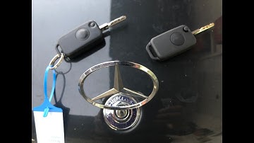 MERCEDES W124 1-Tasten Ersatzschlüssel / 1-button spare key