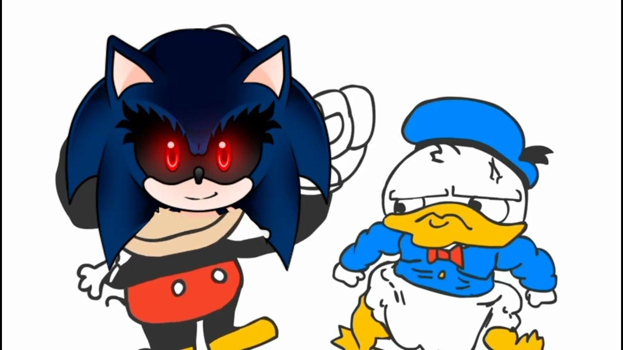 The Virgin Lord X vs the Chads Sonic.exe and Majin Sonic (Meme