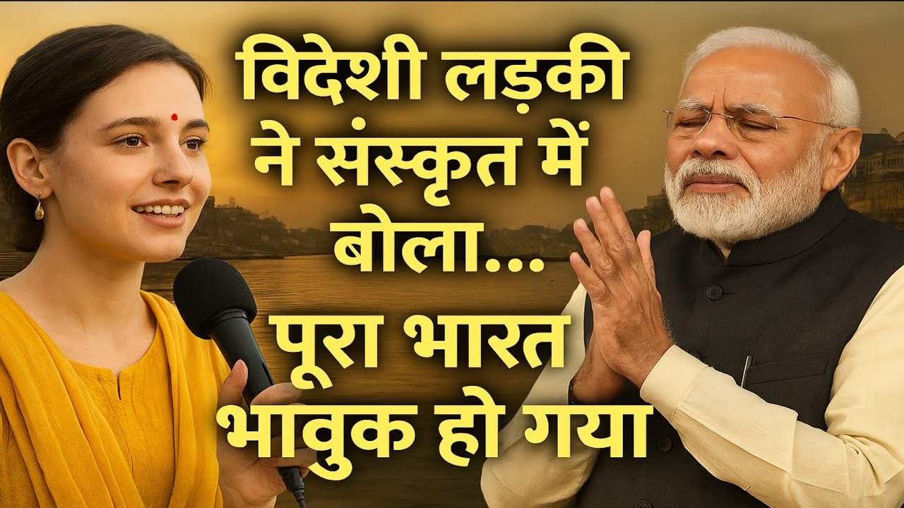 “विदेशी लड़की ने संस्कृत में दिया भाषण… पूरा भारत भावुक हो गया | BHU Kashi Viral Story”