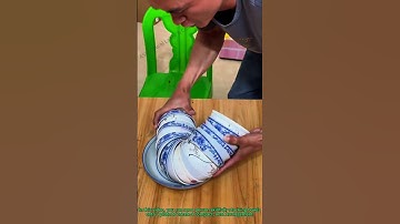 Dish Organizing: Stacking Bowls on Plates