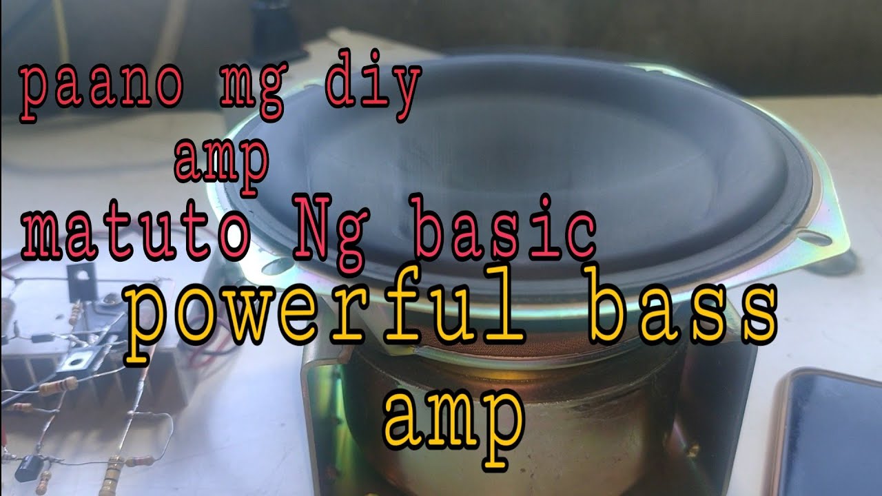DIY Amplifier Ultra bass/paano gumawa Ng malakas na Amplifier
