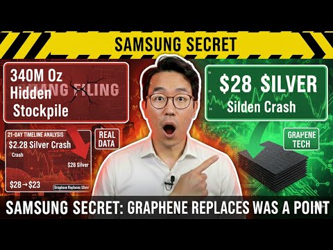 SAMSUNG SECRET: $28 Silver Crash (SEC Filing: 340M Oz Hidden Stockpile, Graphene Replaces Silver)