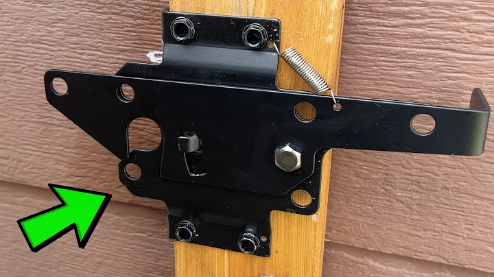 Self Locking Gate Latch - This is How it Works