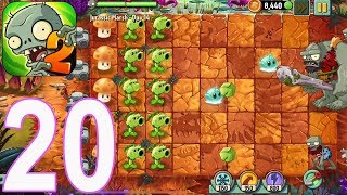 Plants vs. Zombies 2 - Gameplay Walkthrough Part 20 - Jurassic Marsh 10-15 Day(iOS, Android) screenshot 2