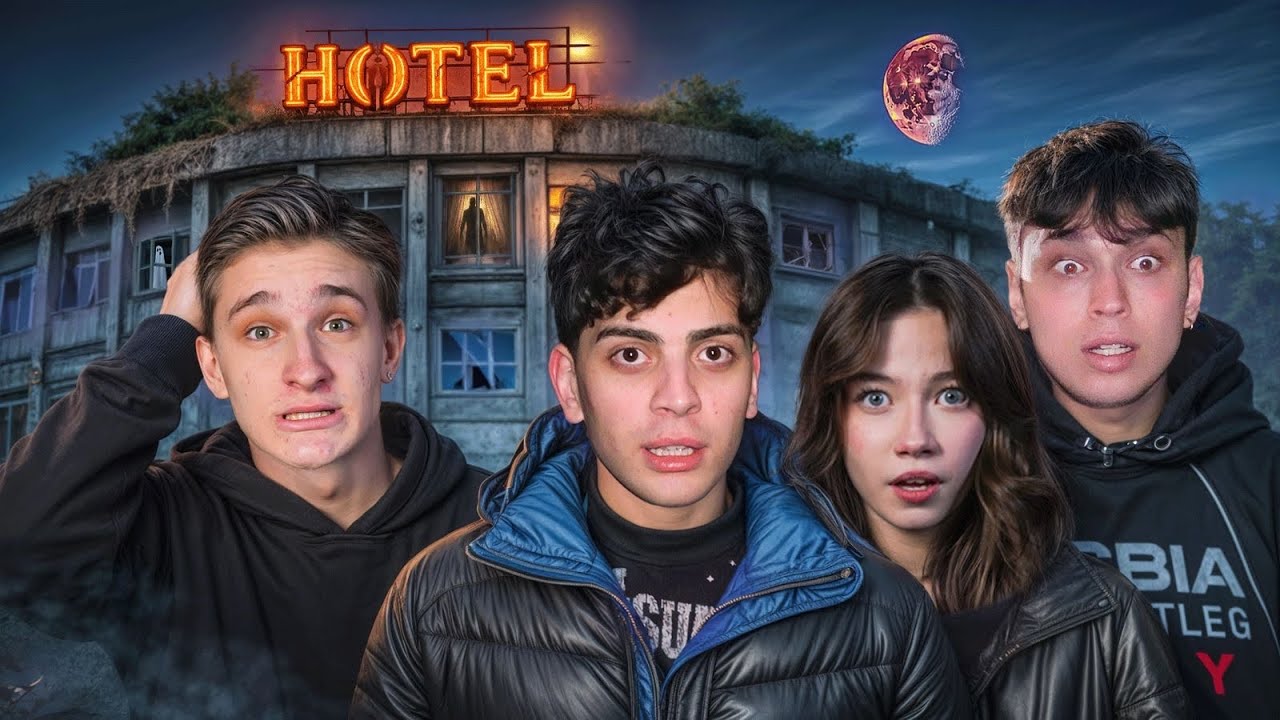 GECE GİZLİCE TERKEDİLMİŞ OTEL‘DE KALMAK !? Haldun | Baran Güven | Alisa Sezen Sever | Yunus Canpolat