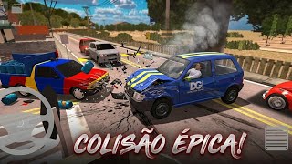 Realistic fiat uno car driving on - nas estradas do Brazil - ios gameplay  screenshot 4