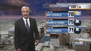 Forecast: Isolated evening thunderstorms