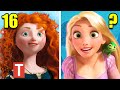 Disney Princesses Real Ages And Origins