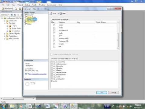 Video [laptrinh123.com] - Tạo tài khoản đăng nhập trên SQL... - youtube