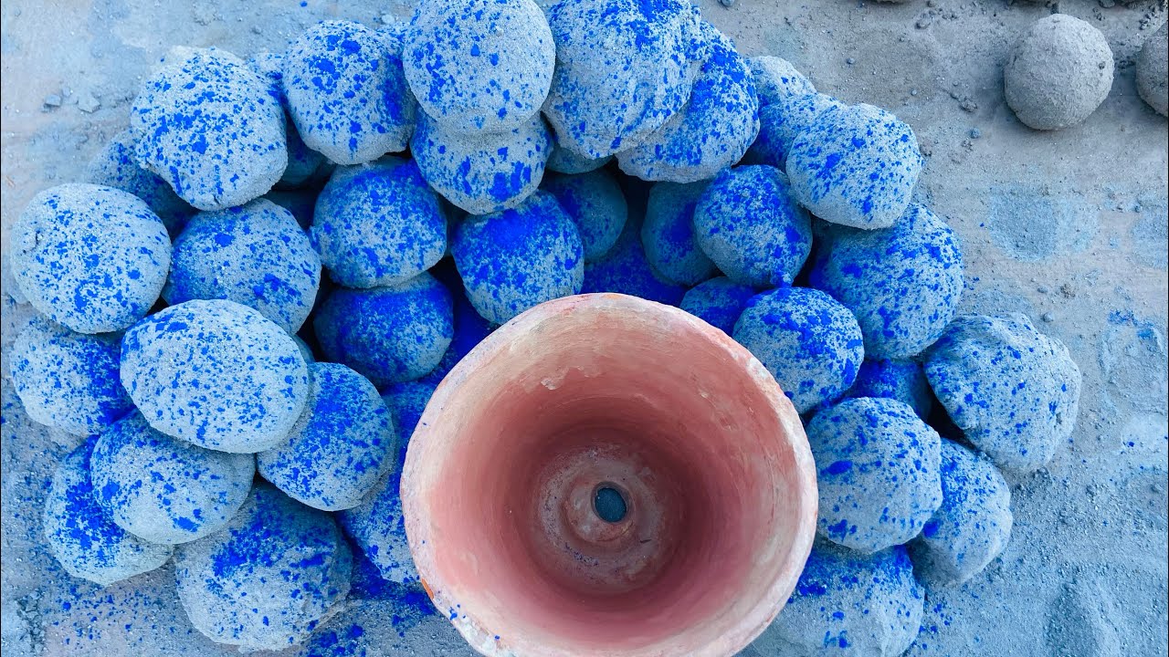 🔵Gola series 📢 start Episode 1  | water🌊+dry clay pot crumbling 